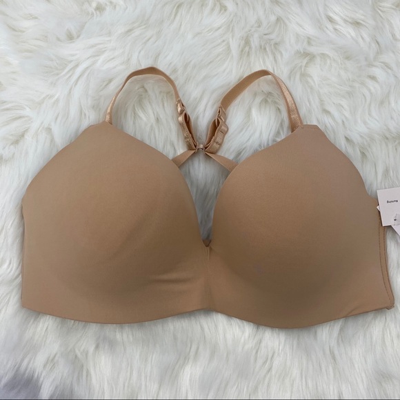 Auden Nude Molded Cup Wirefree Nursing Bra 34D - Picture 2 of 11